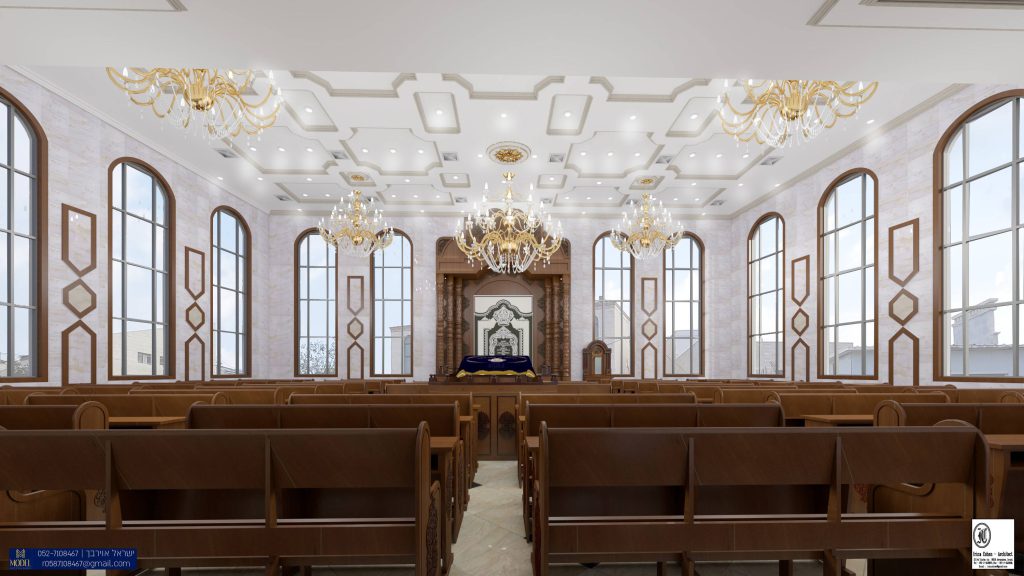 הדמית היכל בית כנסת צאנז ביתר